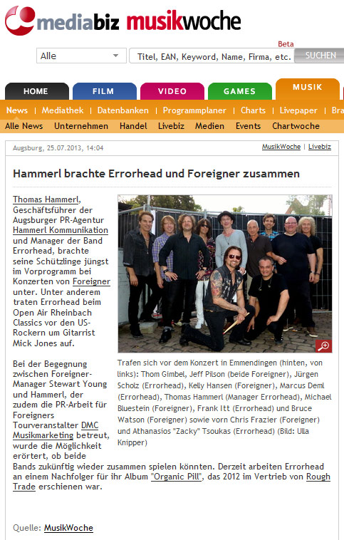 Screenshot musikwoche 25.07.2013